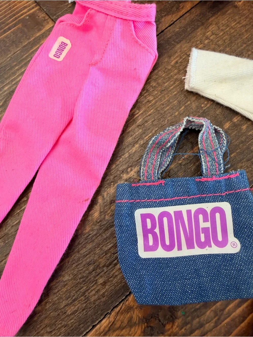 Vintage 1992 Mattel, Barbie Bongo Fashion, Mixed Clothing, Lot Of Seven GUC